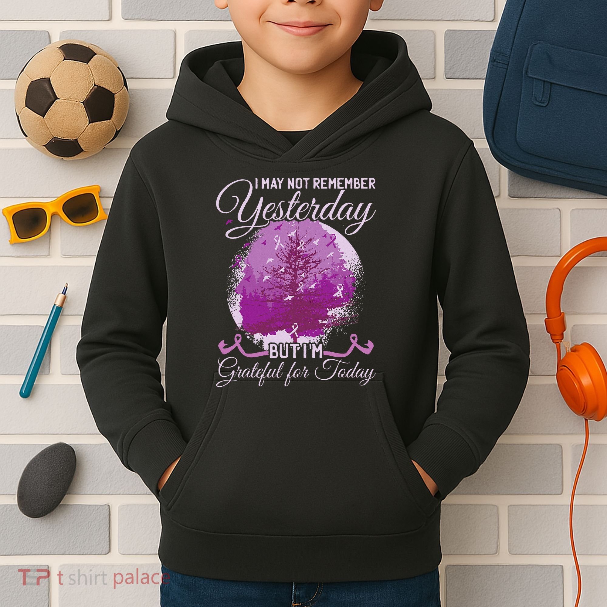 Alzheimers Awareness Kids Hoodie