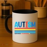 Autism Awareness Acceptance Inspirational Coffee Mug thumb 4