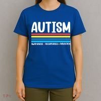 Autism Awareness Acceptance Inspirational T-Shirt thumb 4