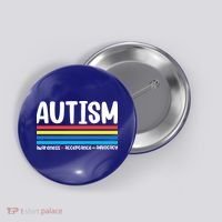Autism Awareness Acceptance Inspirational Button thumb 0