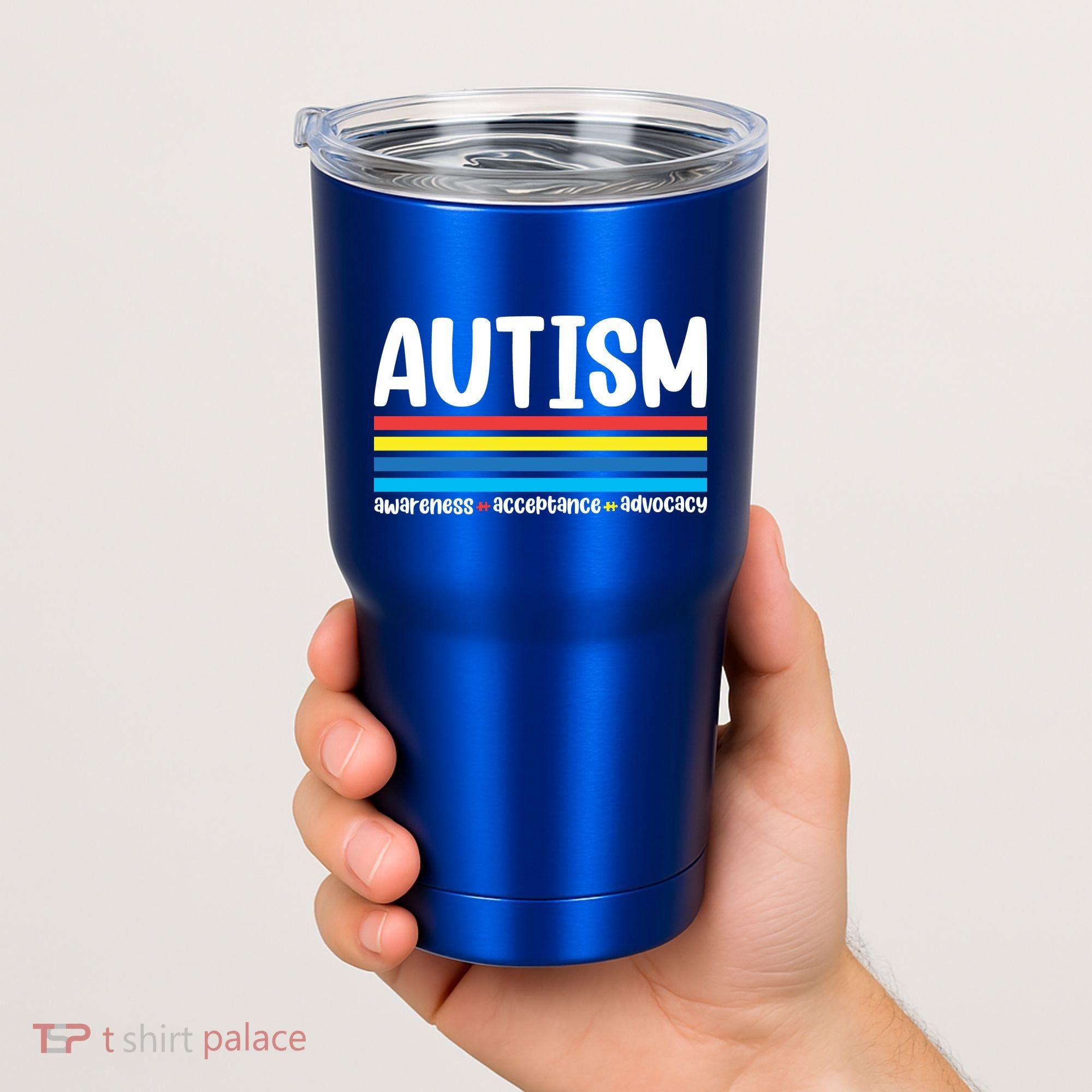 Autism Awareness Acceptance Inspirational Tumbler