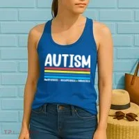 Autism Awareness Acceptance Inspirational Women's Tank Top thumb 2
