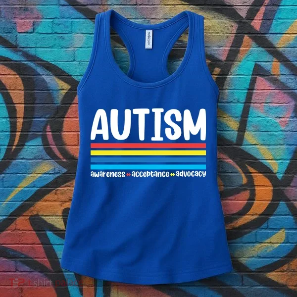Autism Awareness Acceptance Inspirational Women's Tank Top