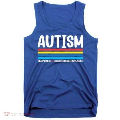 Autism Awareness Acceptance Inspirational Tank Top