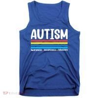 Autism Awareness Acceptance Inspirational Tank Top thumb 0