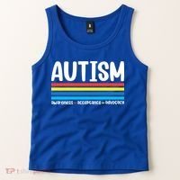 Autism Awareness Acceptance Inspirational Tank Top thumb 2