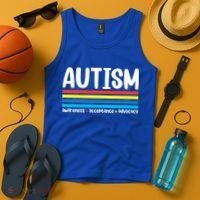 Autism Awareness Acceptance Inspirational Tank Top thumb 4