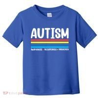 Autism Awareness Acceptance Inspirational Toddler T-Shirt thumb 0