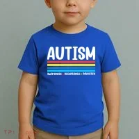 Autism Awareness Acceptance Inspirational Toddler T-Shirt thumb 2