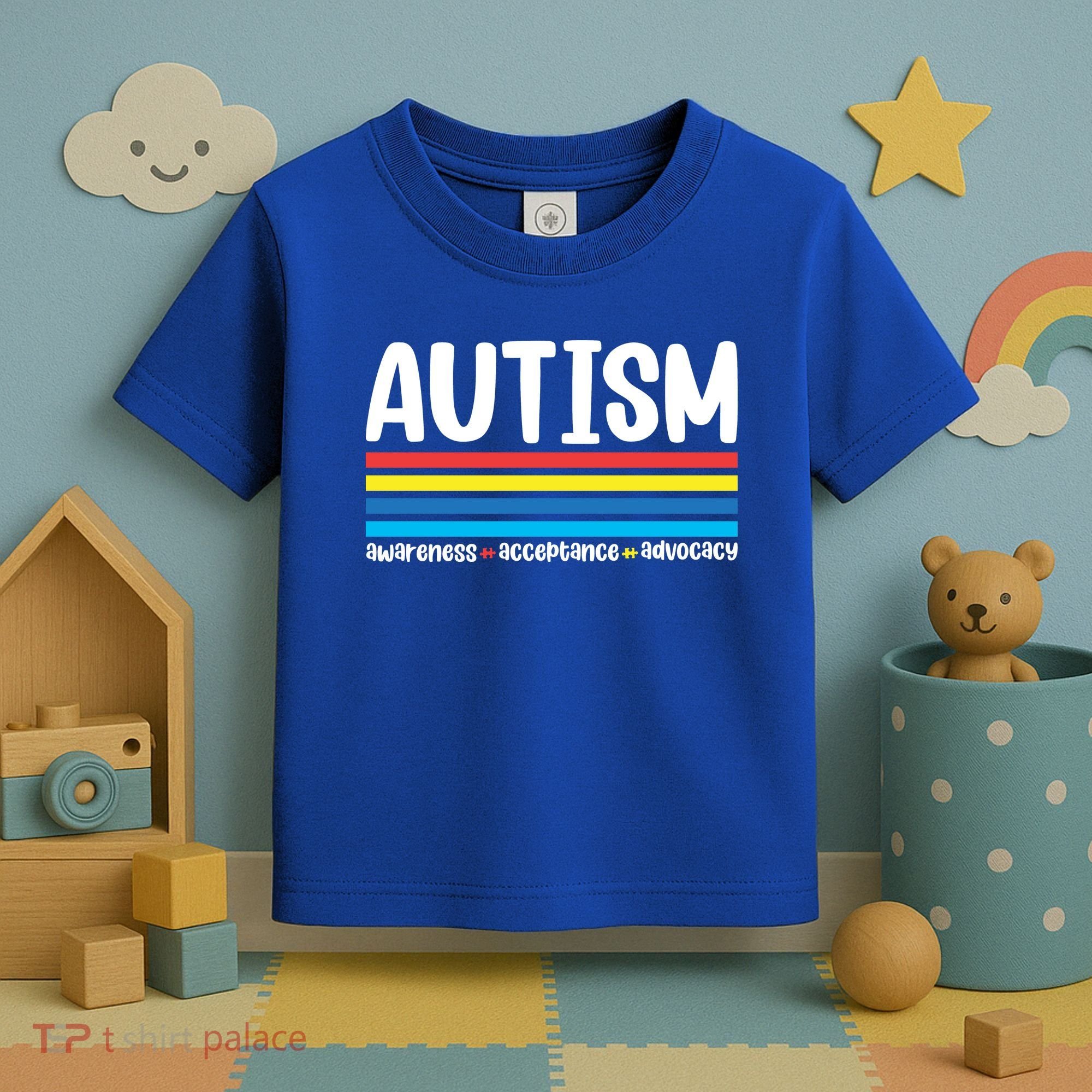 Autism Awareness Acceptance Inspirational Toddler T-Shirt