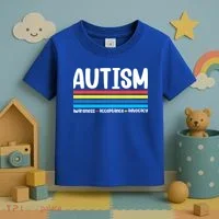 Autism Awareness Acceptance Inspirational Toddler T-Shirt thumb 3