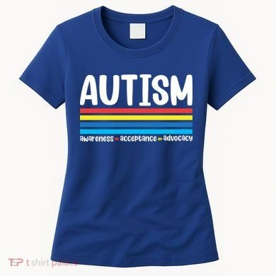 Autism Awareness Acceptance Inspirational Women's T-Shirt