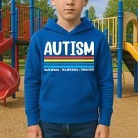 Autism Awareness Acceptance Inspirational Kids Hoodie thumb 2