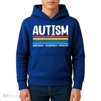 Autism Awareness Acceptance Inspirational Kids Hoodie thumb 4