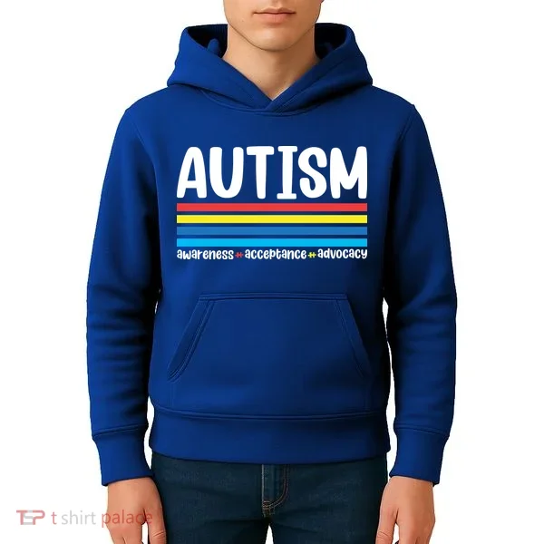 Autism Awareness Acceptance Inspirational Kids Hoodie
