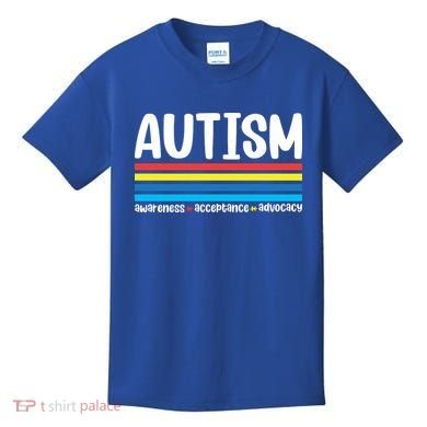 Autism Awareness Acceptance Inspirational Kids T-Shirt