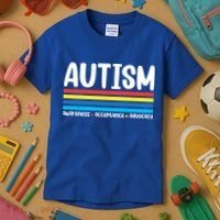 Autism Awareness Acceptance Inspirational Kids T-Shirt thumb 3