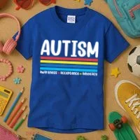 Autism Awareness Acceptance Inspirational Kids T-Shirt thumb 3