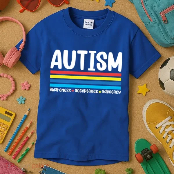 Autism Awareness Acceptance Inspirational Kids T-Shirt
