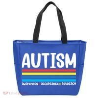Autism Awareness Acceptance Inspirational Tote Bag thumb 0