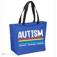 Autism Awareness Acceptance Inspirational Tote Bag thumb 2