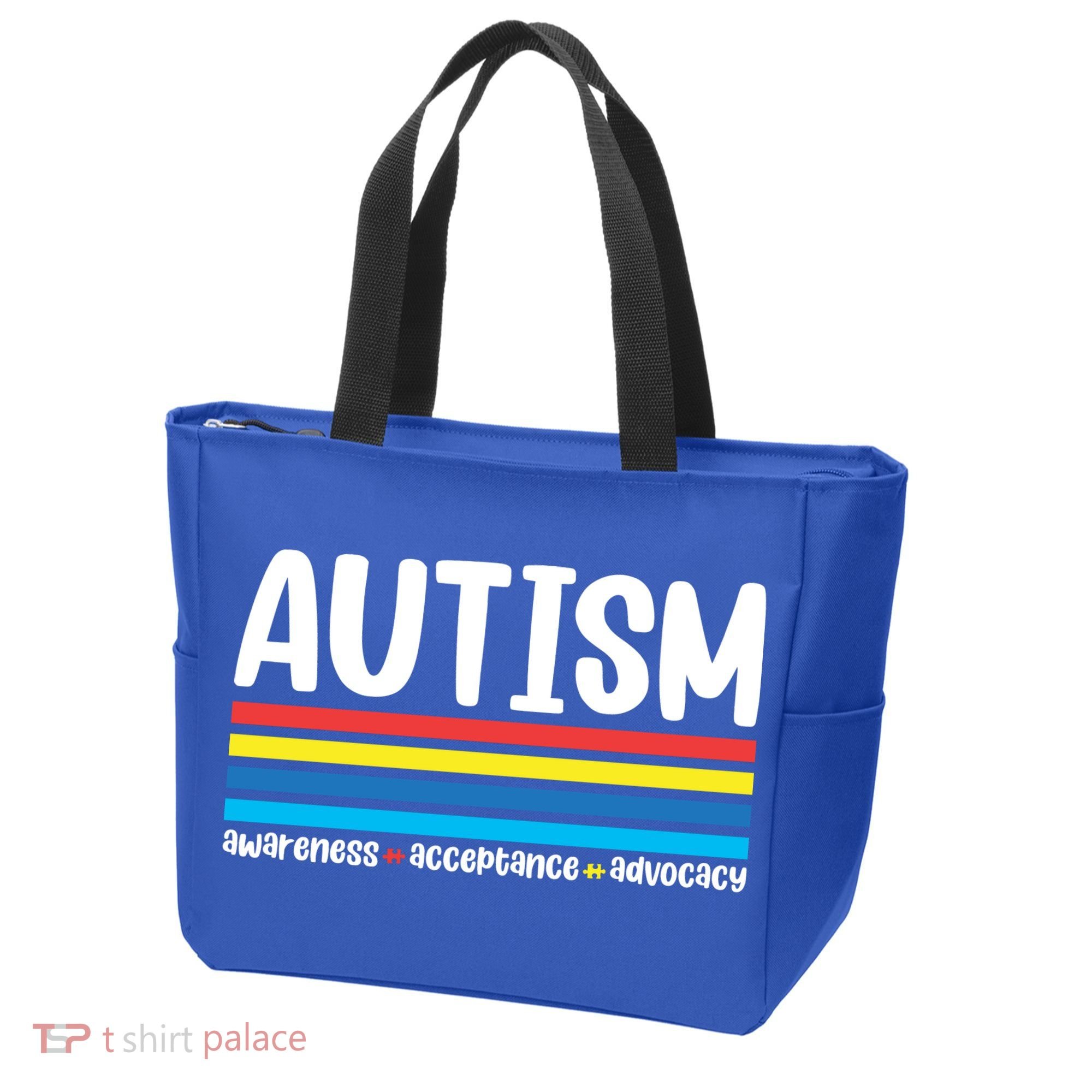 Autism Awareness Acceptance Inspirational Tote Bag