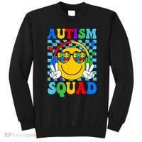 Autism Awareness Autism Squad Support Smile Face Women  Sweatshirt thumb 0