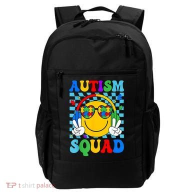 Autism Awareness Autism Squad Support Smile Face Women  Backpack