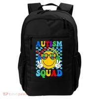 Autism Awareness Autism Squad Support Smile Face Women  Backpack thumb 0