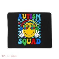 Autism Awareness Autism Squad Support Smile Face Women  Mousepad thumb 0
