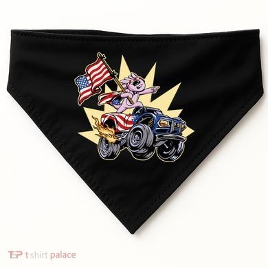 American Axolotl Animal USA-Made Doggie Bandana