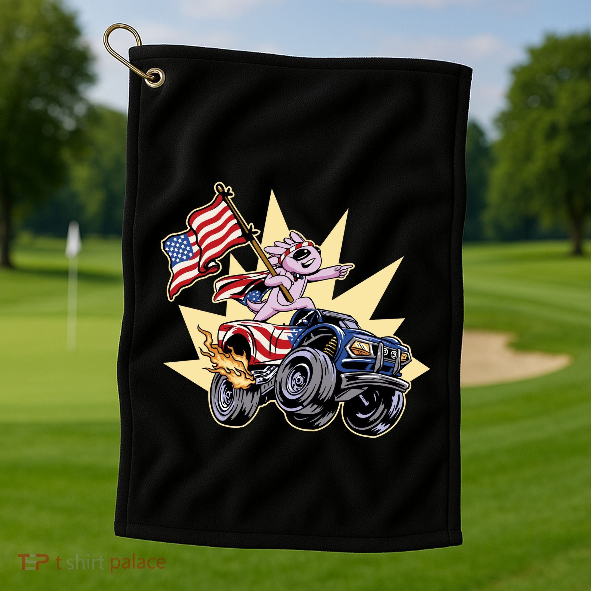 American Axolotl Animal Golf Towel