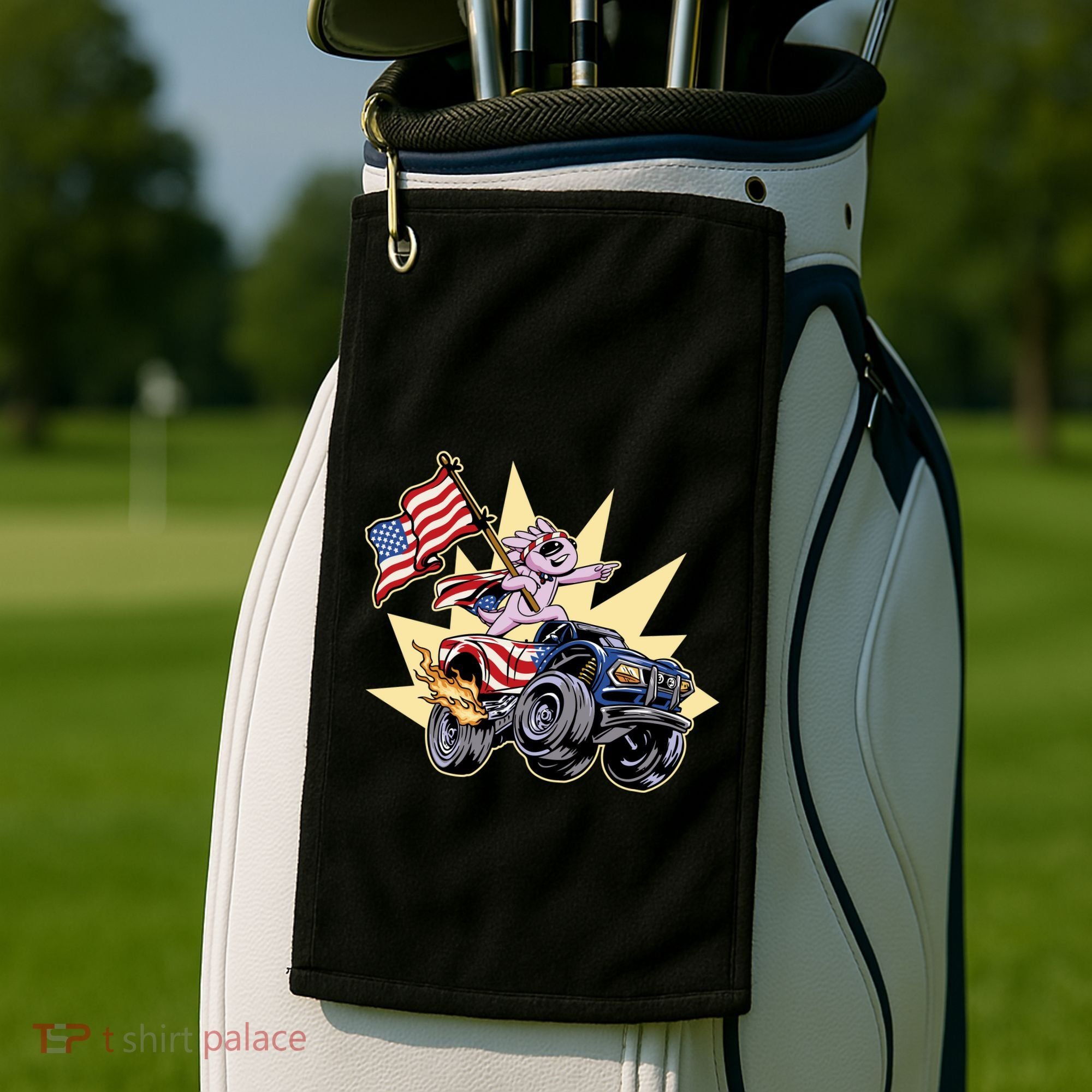 American Axolotl Animal Golf Towel