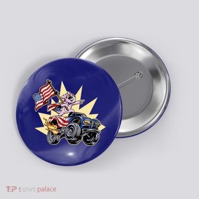 American Axolotl Animal Button
