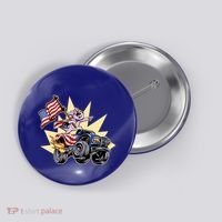 American Axolotl Animal Button thumb 0