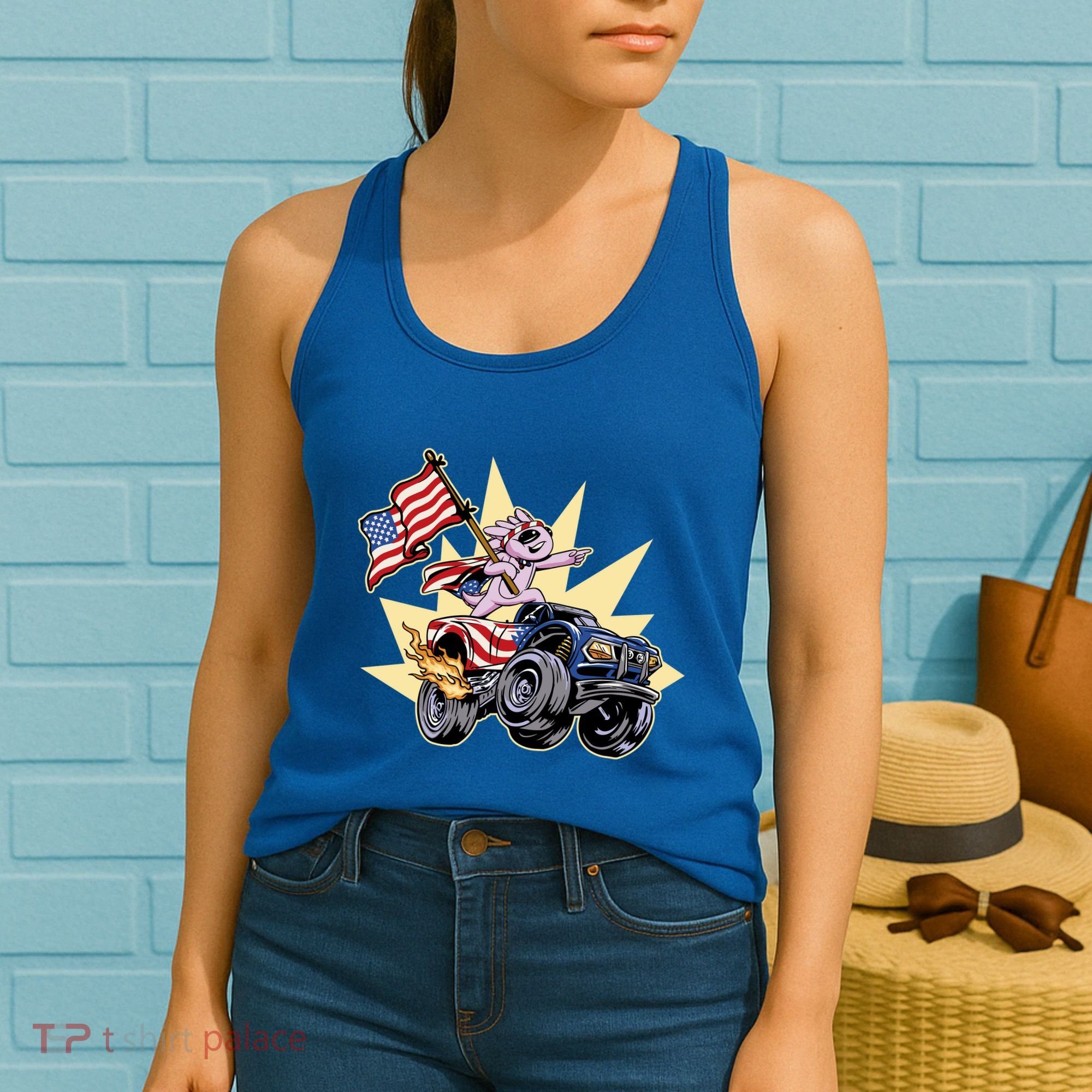 American Axolotl Animal Women's Tank Top