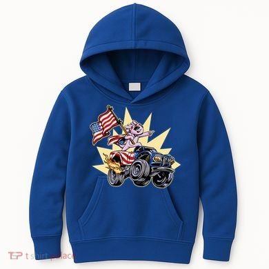 American Axolotl Animal Kids Hoodie