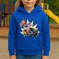 American Axolotl Animal Kids Hoodie thumb 3