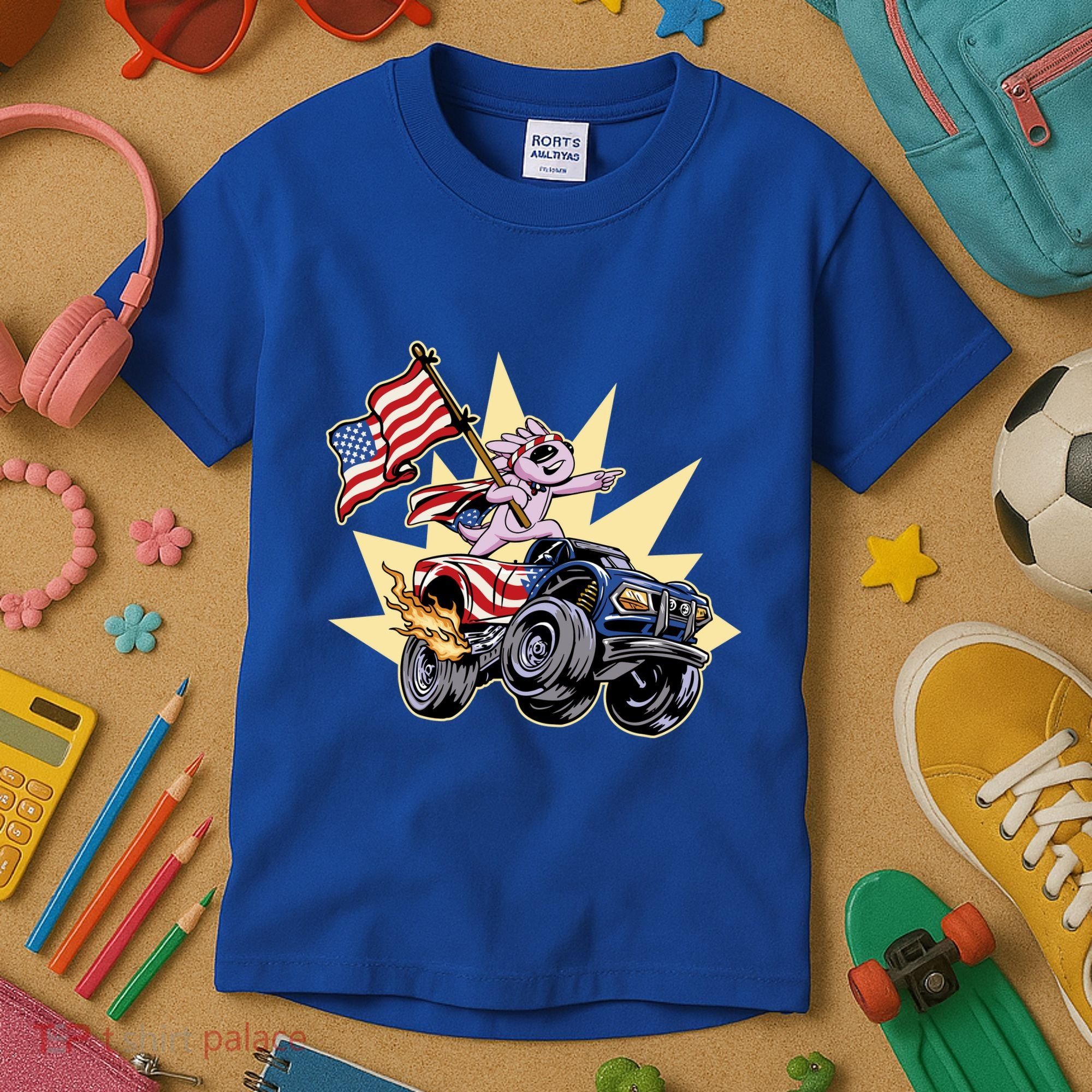 American Axolotl Animal Kids T-Shirt