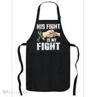 Autism Awareness Autism Mom Dad His Fight Is My Fight Apron thumb 0