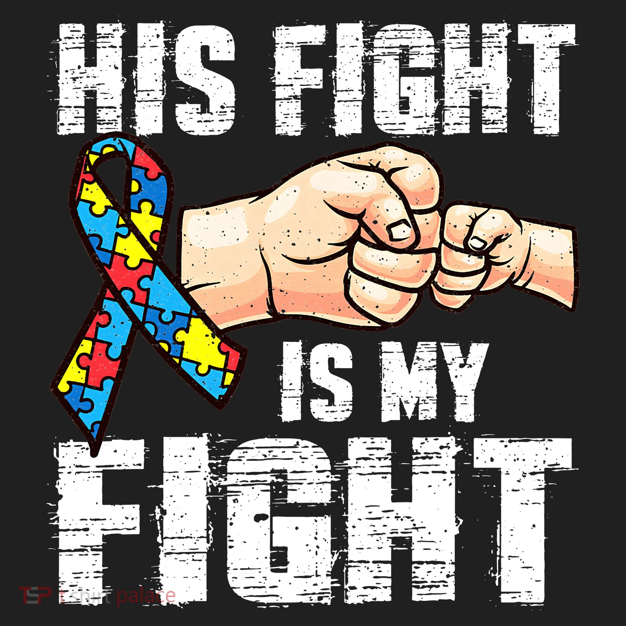 Autism Awareness Autism Mom Dad His Fight Is My Fight Hat
