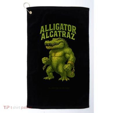 Alligator Alcatraz  Golf Towel