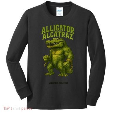 Alligator Alcatraz  Kids Long Sleeve Shirt