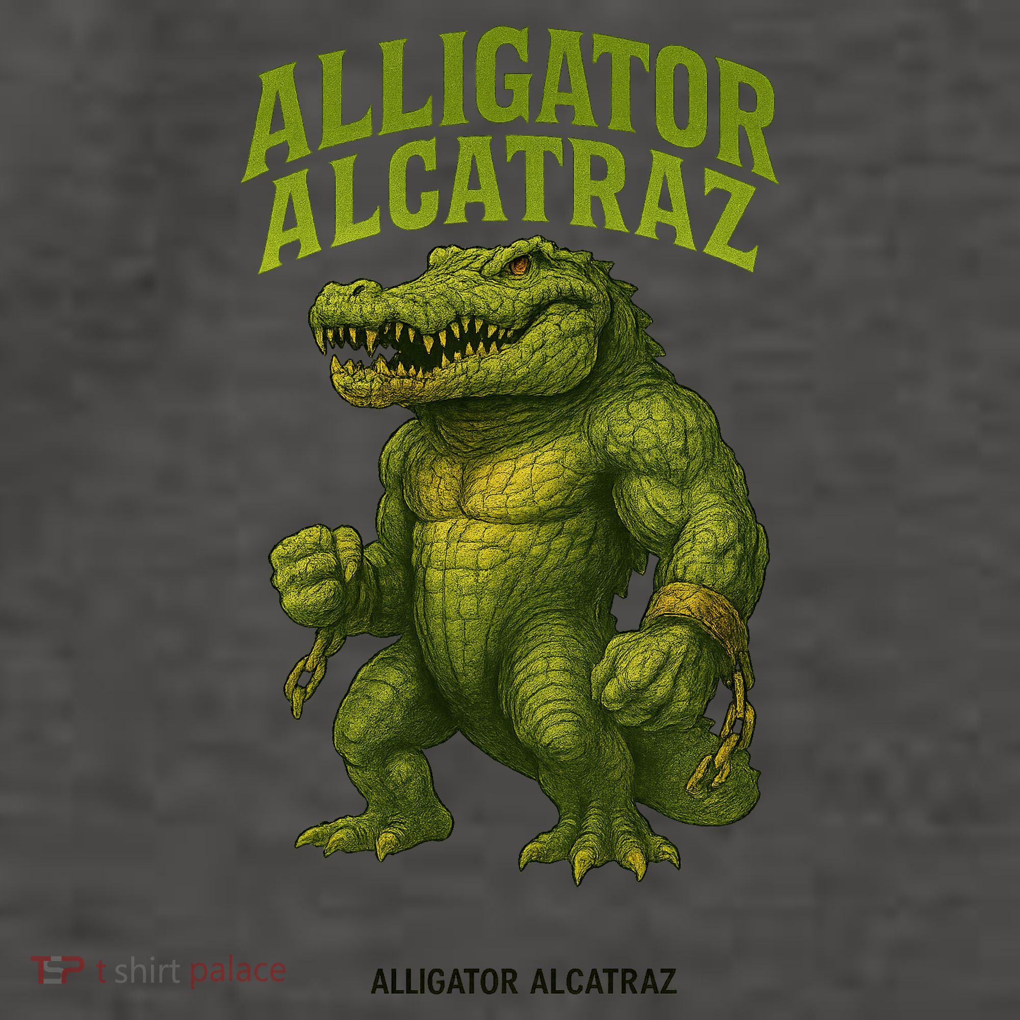 Alligator Alcatraz  Vector Backpack
