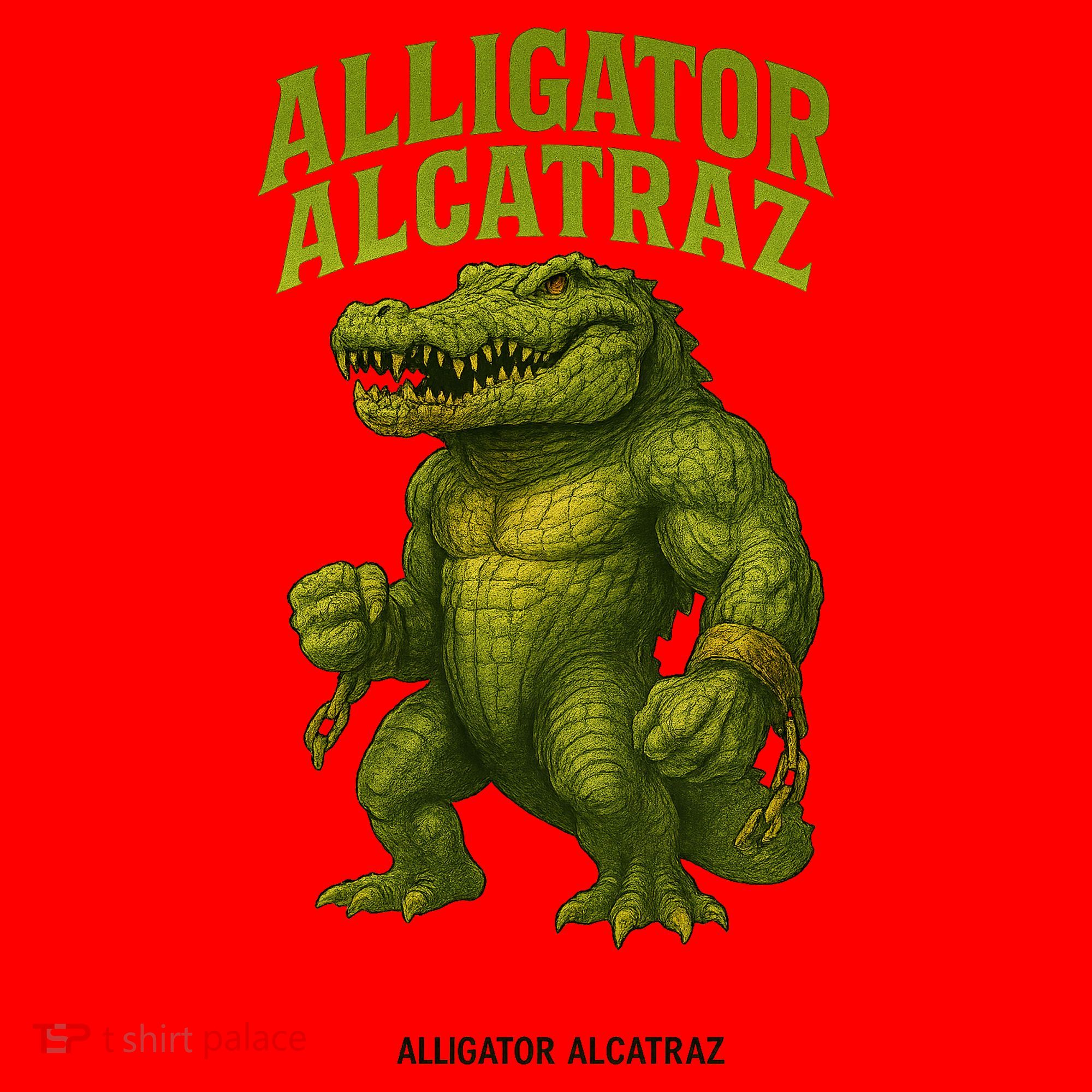 Alligator Alcatraz  Santa Hat