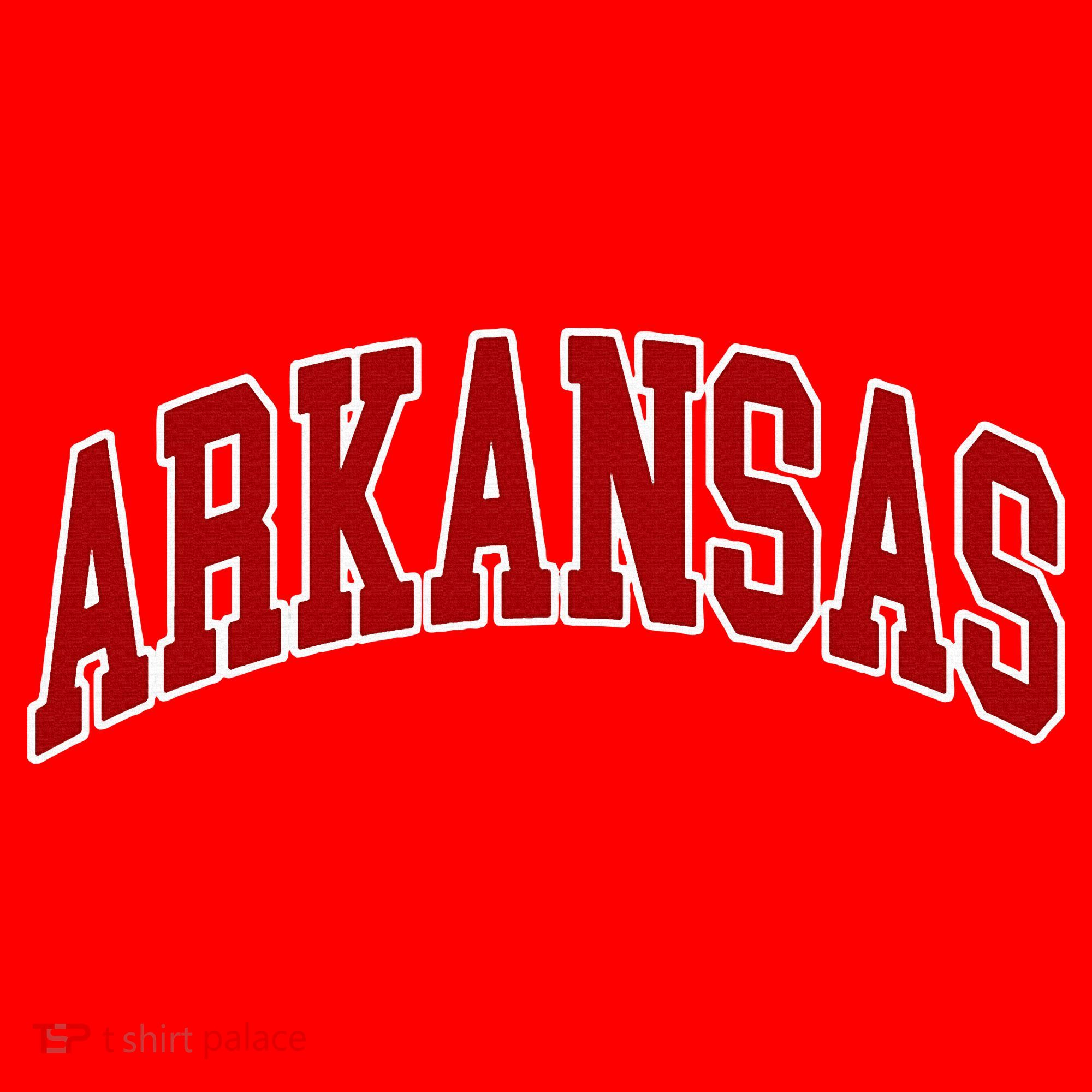 Arkansas Ar Santa Hat