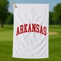 Arkansas Ar Golf Towel thumb 1