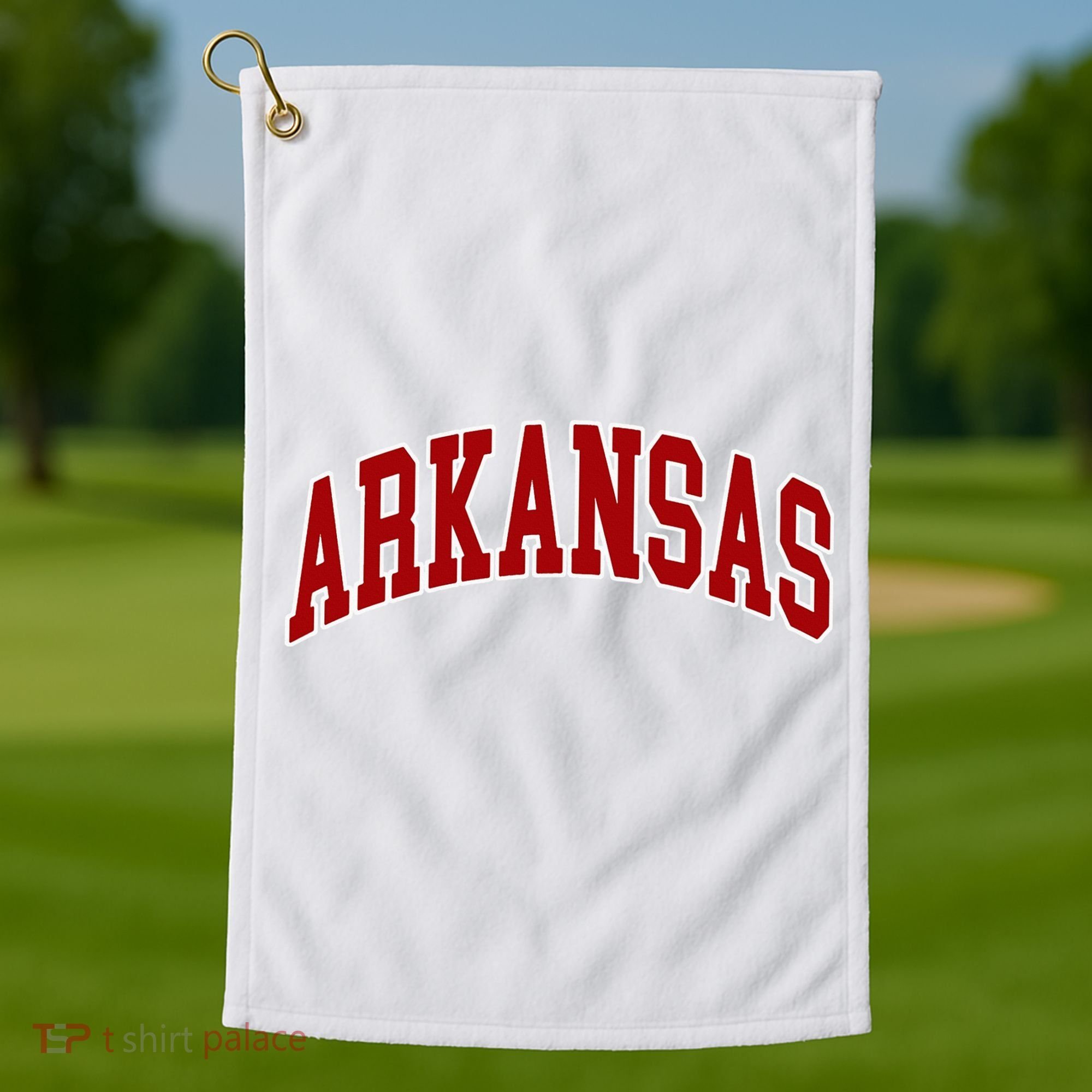 Arkansas Ar Golf Towel
