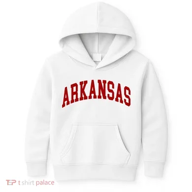 Arkansas Ar Kids Hoodie