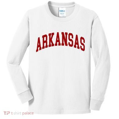 Arkansas Ar Kids Long Sleeve Shirt